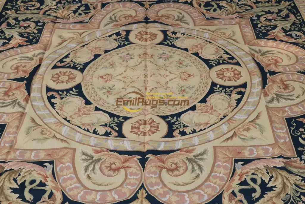 Ковер гостиной aubusson ковер ручной работы шерстяные ковры 305 см x 427 см(10 х 14') ym16gc156aubyg6