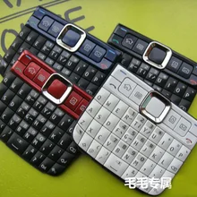 Черный/белый/синий/красный ymitn Корпус чехол Клавиатуры клавиатуры для Nokia E63