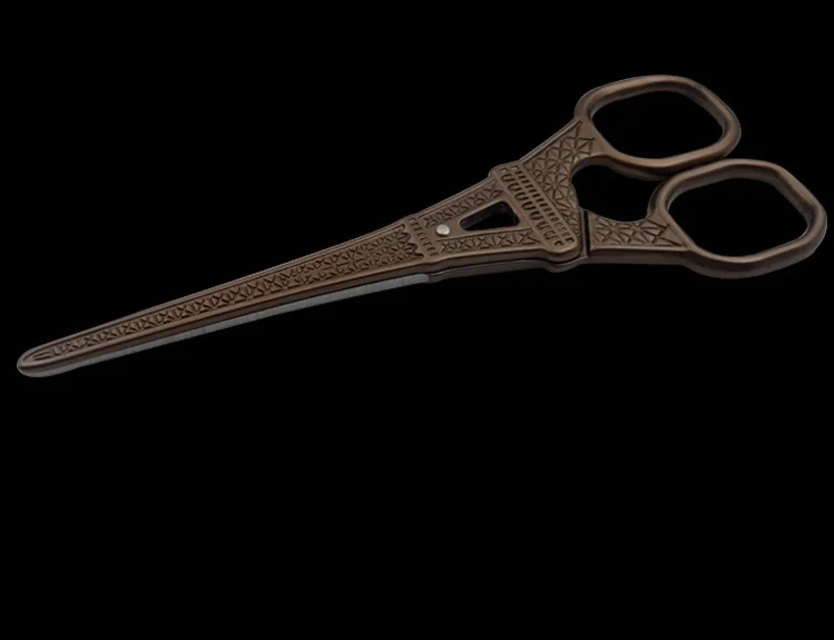1pcs Practical Iron Tower Scissors European Retro Cross Stitch Tailor Scissor Stainless Steel Handicraft DIY Sewing Cutting Tool
