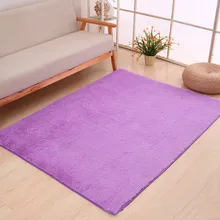 Новые качественные мягкие пушистые коврики Нескользящие мохнатый ковер Обеденная дома Спальня коврик, напольный ковер в заклеенном виде 60 см х 160 см; Лидер продаж; Q4