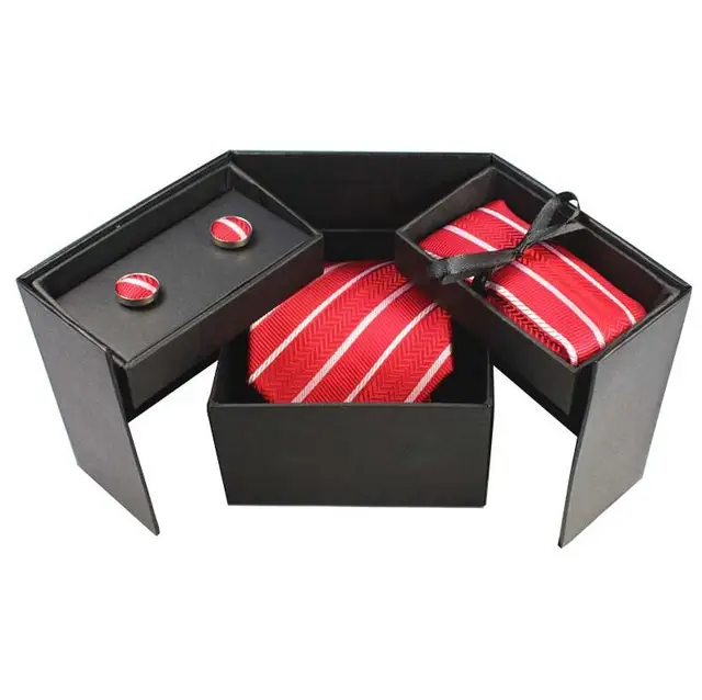 RBOCOTT Novelty Box Set Tie Sets Men's Classic Silk ties Handkerchief