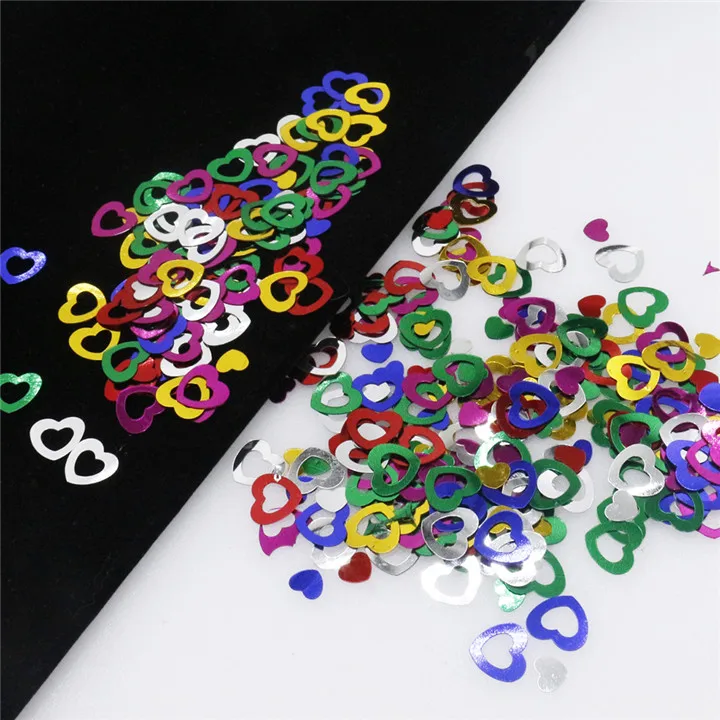 2 30g Smiley Face Sequins For Crafts Paillettes Clothing Leaves Glitter Shell Love Sequin Bag Decor DIY Scrapbooking Accessories