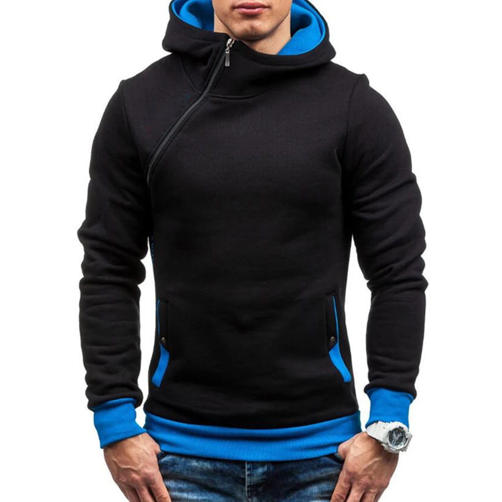 2018 модные толстовки мужские Sudaderas Hombre хип хоп s Брендовые однотонные с капюшоном