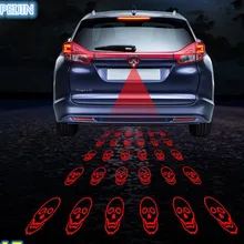Шаблон Анти-столкновения задний автомобильный лазерный задний противотуманный светильник наклейка для Dodge charger journey challenger caliber аксессуары