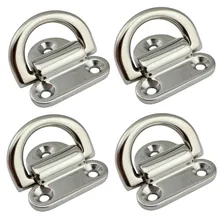 6 мм Складная палубная Накладка для глаз крепление d Кольцо ie точка крепления якоря Скоба пластина зеркальная полировка морской класс 316 нержавеющая сталь