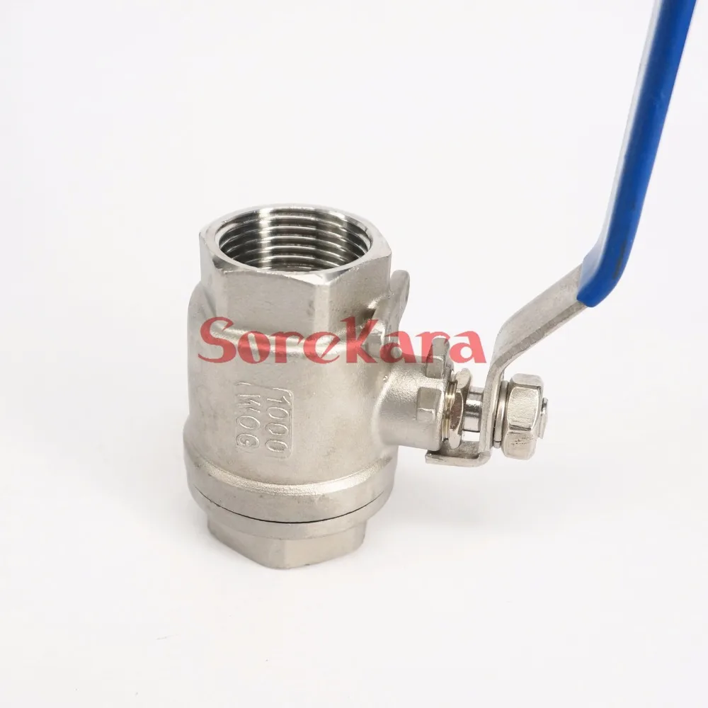 DN10 3 8 BSP Female Thread Full Bore 304 Stainless Steel 2 Piece Ball dn10-3-8-bsp-female-thread-full-bore-304-stainless-steel-2-piece-ball