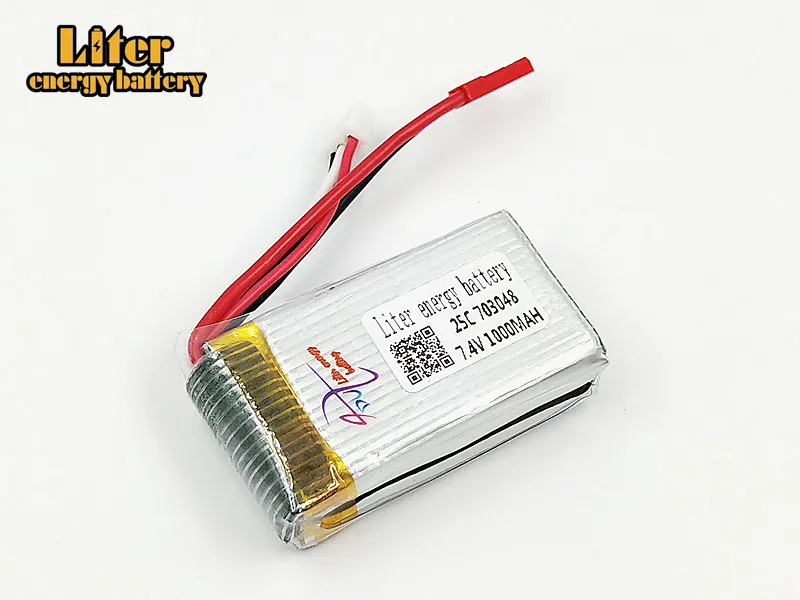 7,4 V 1000 мА/ч, дистанционное управление самолетом из натуральной 7,4 V 1000 мА/ч, литий-ионный аккумулятор You di U829 703048 литий-полимерный аккумулятор 25c