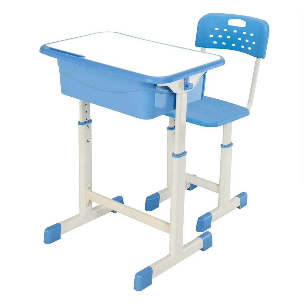 

Adjustable Student Desk and Chair Kit Blue/Pink