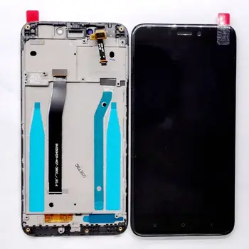 

Lcd display+touch glass digitizer Frame assembly for Xiaomi Redmi 4A LCD Screen Full together