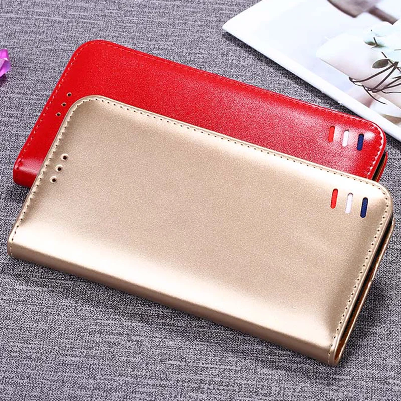 Роскошный кожаный чехол-книжка с отделениями для карт Huawei Honor 7 Lite 7A 7C Pro 7X 7S V9 Play View