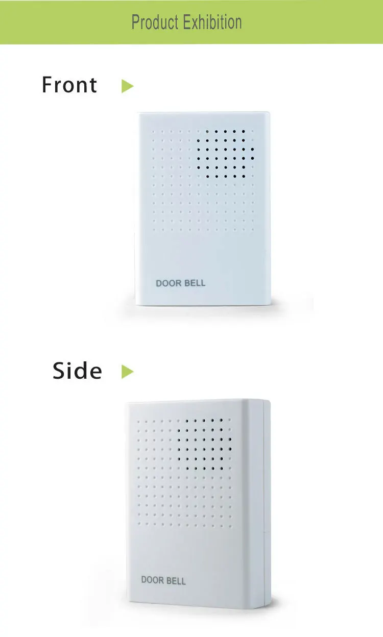 DC 12V Wired Doorbell Vocal Ding Dong For Access Control System-4