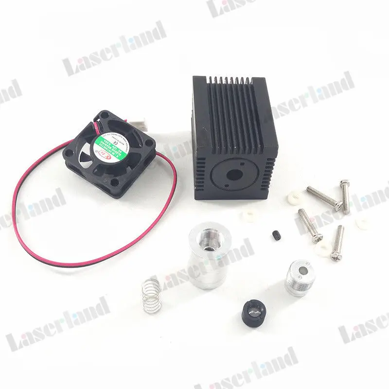 

Housing/Case/Heatsink 5.6mm TO18 Laser Diode LD 405nm 450nm Blue Glass Lens Fan