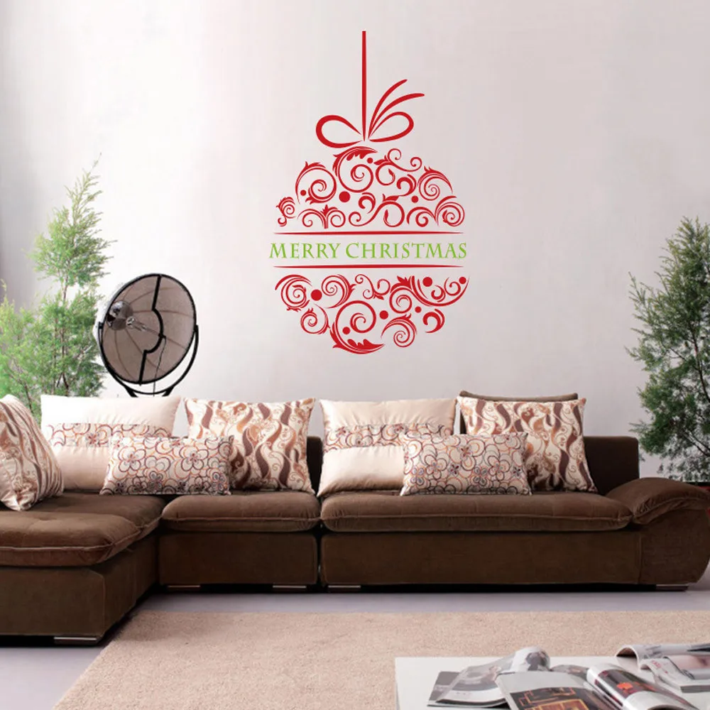 Merry Christmas Household Room Window Wall Sticker Mural Decor Decal