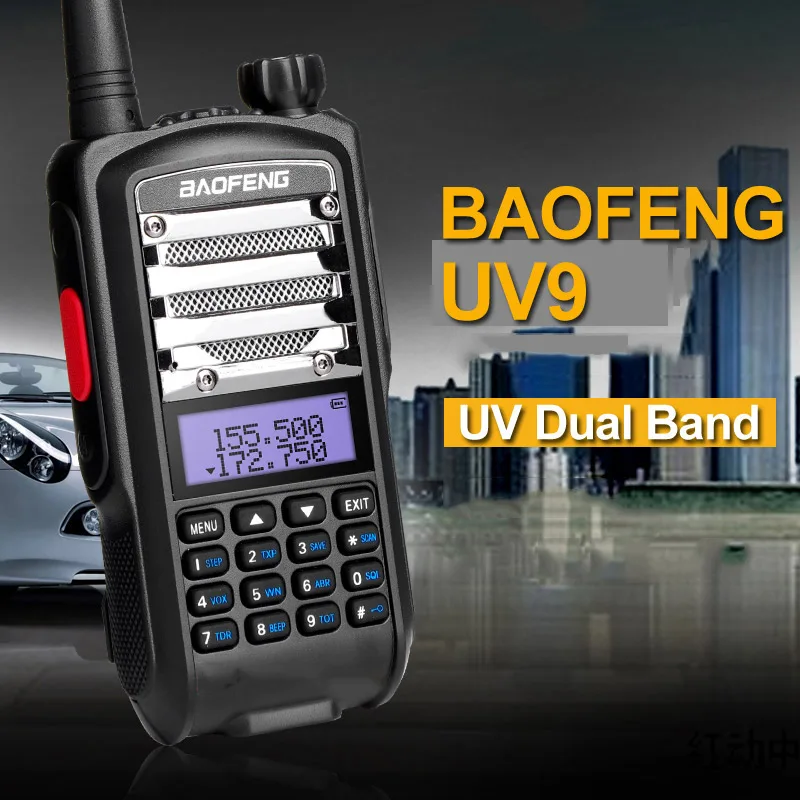 imágenes para Nueva baofeng uv5r uv9 vhf uhf walkie talkie 8 w de alta potencia uv Dual Band Radio de Dos Vías Portable Pulsar Para Hablar PTT Con La Linterna imágenes para Nueva baofeng uv5r uv9 vhf uhf walkie talkie 8 w de alta potencia uv Dual Band Radio de Dos Vías Portable Pulsar Para Hablar PTT Con La Linterna