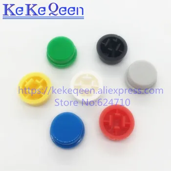 

20pcs/lot Round Switch Button Cap A24 Can Be Used with 12*12*7.3 Switch (7 Colors)