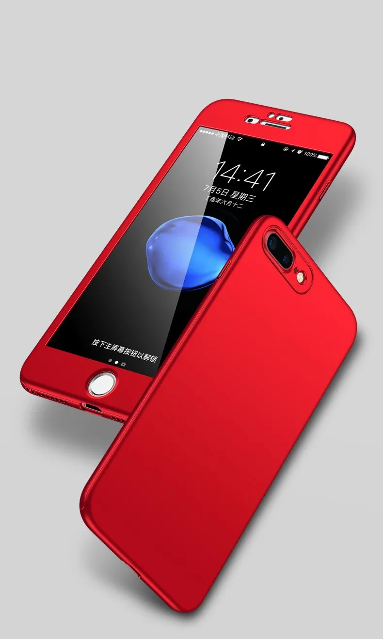 

FGHGF Case For Iphone 5 5S SE 360-Degree Comprehensive Protection Cover For Iphone6 6S 7 8 Plus Case For Iphone X XR XS Max Case