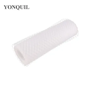 

10"/25 cm WHITE nice birdcage veils for fascinators DIY hair accessories Millinery hats headwear nettings wedding bridal velling
