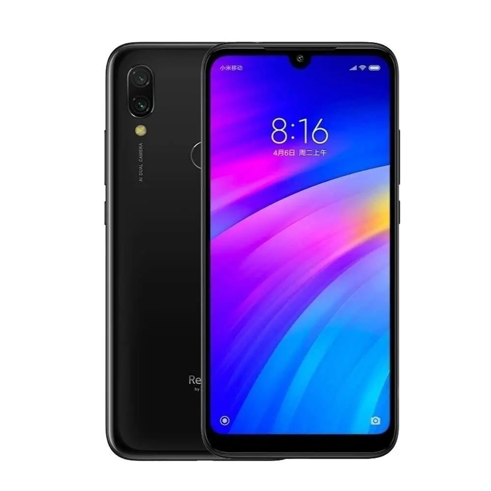 Xiaomi Redmi 7, глобальная версия, 4G/WiFi, черный цвет (черный), dual SIM, внутренний 32 жесткий GB De memoria, 3 жесткий GB ram, Pantall