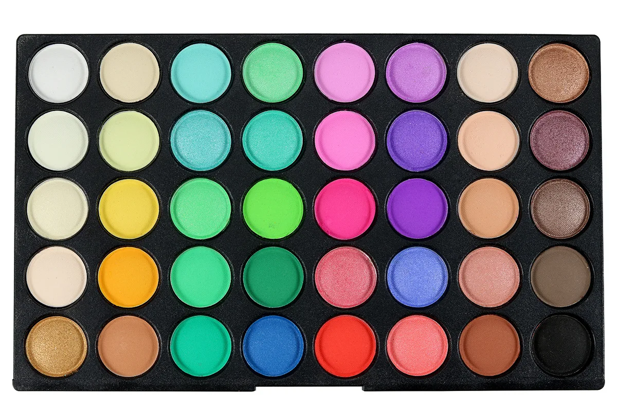 POPFEEL 80 Цвета стильный с блеском Eye Shadow Palette Косметика Водонепроницаемый Shimmer