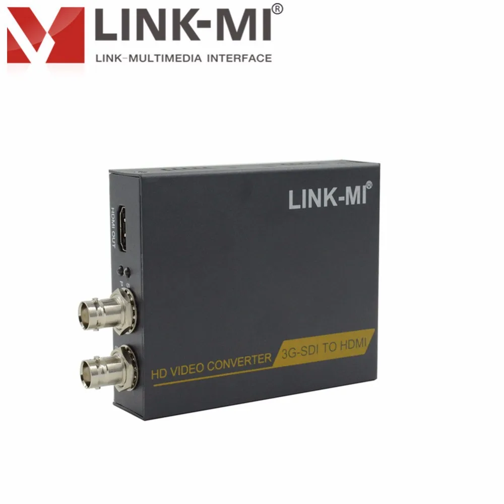 LINK-MI LM-SC5210C Full HD видео 1080p 3G SDI в HDMI конвертер высокой четкости сигнала удлинитель |