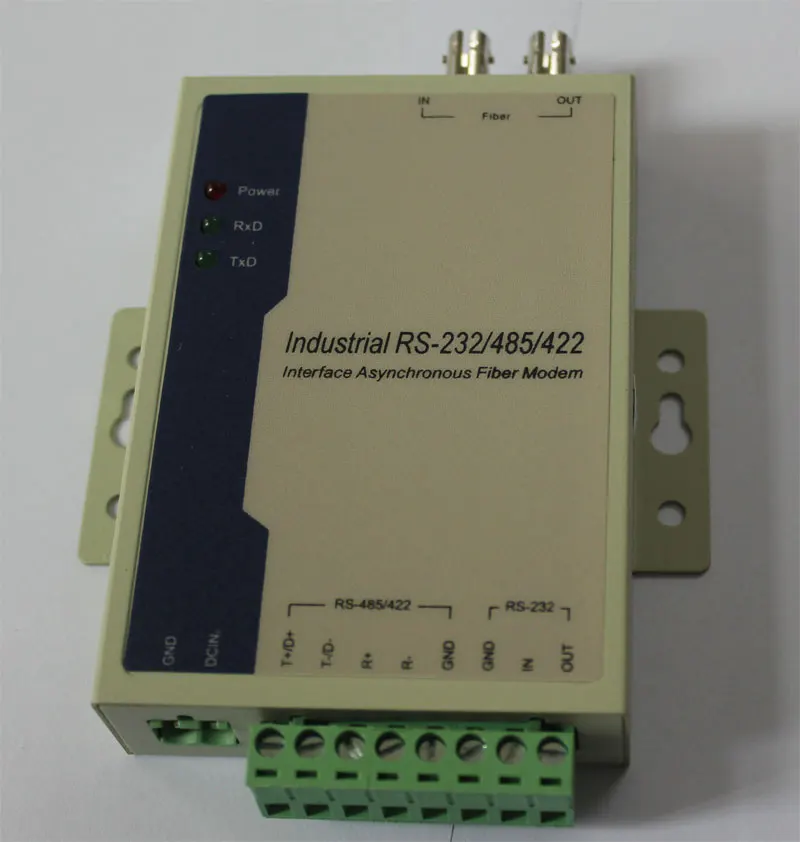 Промышленный Цифровой оптический модем 3 в 1 RS-232/485/422 RS232 одномодовый