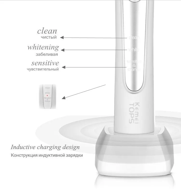 Интеллектуальная перезаряжаемая электрическая зубная щетка, чувствительная ультра звуковая зубная щетка для детей и взрослых, зубная щетка 100-240 В