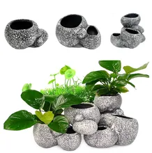 Decoração para aquário, planta bonsai, pedra do tanque de peixes, caverna, decoração para prateleira de bonsai