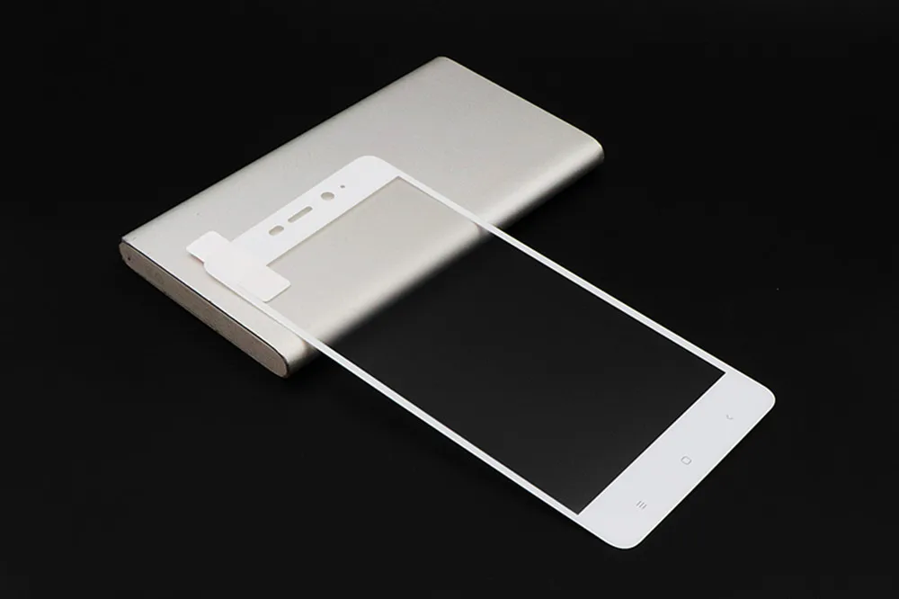 AGREAL 9H 2.5D 0.26mm Full Cover tempered glass for Xiaomi Redmi 4 Pro white