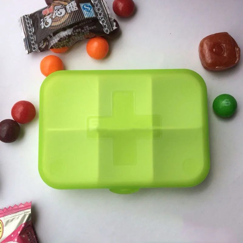 

1pcs Plastic Care Vitamin Pill Box Medicine Drug Sort Case Storage Box Holder Storage Organizer Drugs Pill Organizer Box
