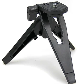 

Digital Camera Mini Tripod Stand Flexible grip Monopod Small Camera Holder plate type tripod for gopro 8 7 6 5 4 xiaomi yi