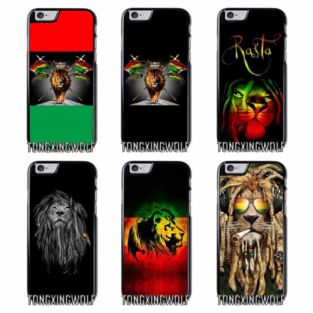 Rasta Lion Cover Case For iPhone 4S 5S SE 6S 7 8 9 Plus XR XS Max Samsung Note S4 S5 S6 S7 S8 S9 Edge Mini | Мобильные телефоны и