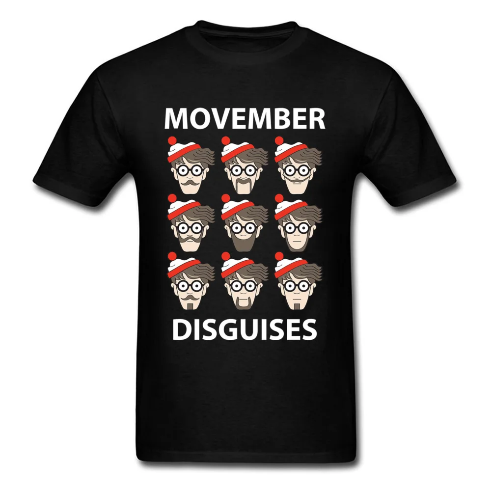 

Lasting Charm Movember Disguises Sports T-shirt Man T Shirt Novelty Christmas Tshirt