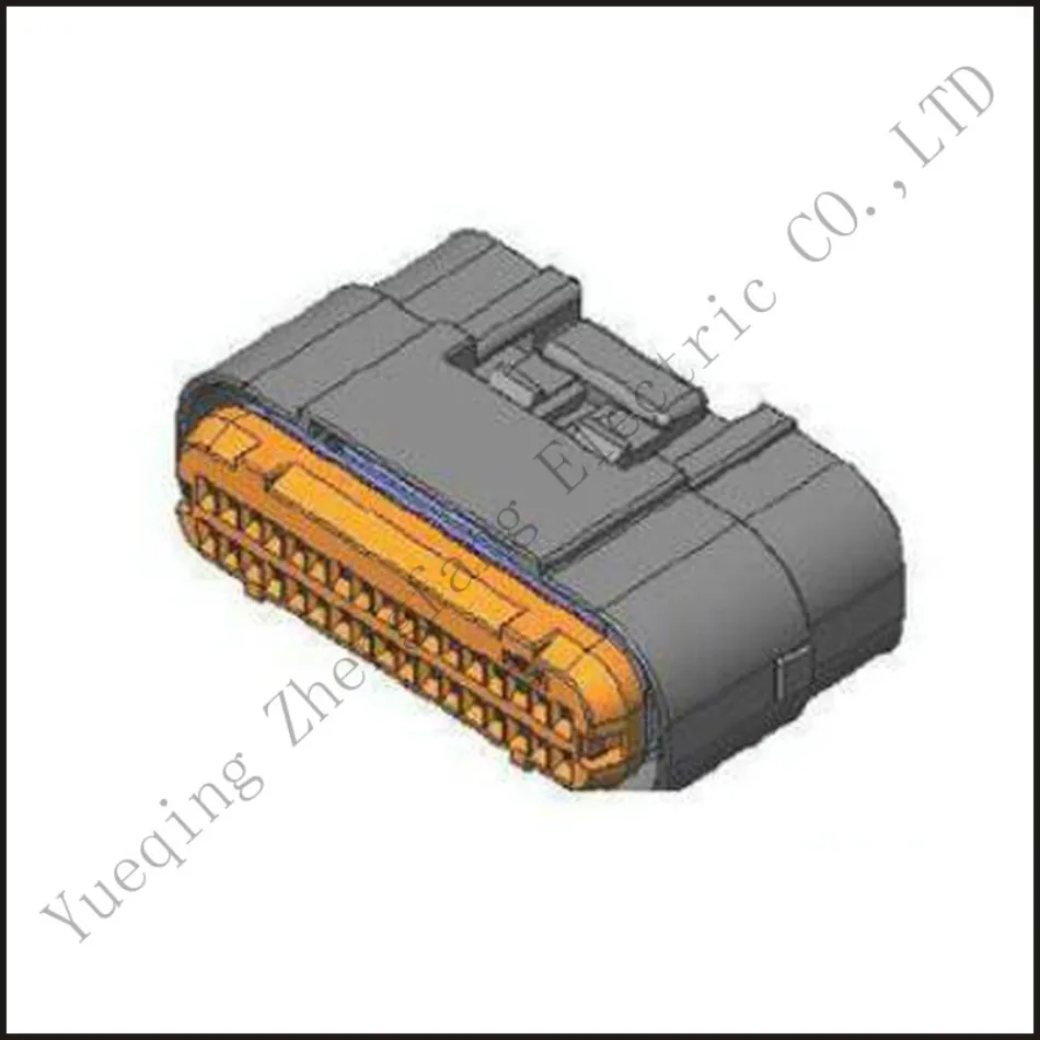 

free shipping JAE-Mx23A34SF1 Female male Connector ECU Terminal 34-pin connectors jacket auto Plug socket female Connector PA66