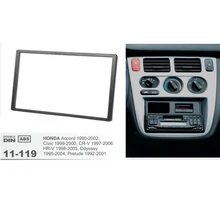 11-119 автомобиль 2 DIN фасции рама пластины панели для HONDA Accord Civic CR-V HR-V стерео фасции Dash CD отделка Установка Рамка комплект
