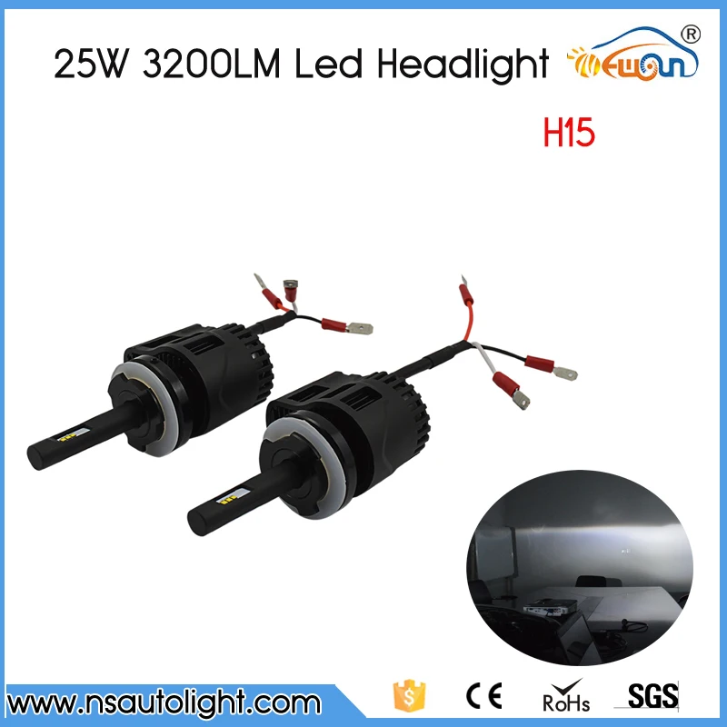 

Free Shipping 25W 3200LM Car Fog Light Head LED Lamp Parking Lighting 12V 3000k 4000k 5000k 6000k