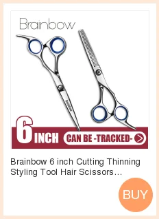 Brainbow " ножницы для волос из нержавеющей стали салон парикмахерские для дома и семьи Резка истончение ножницы стрижка волос Инструменты для укладки