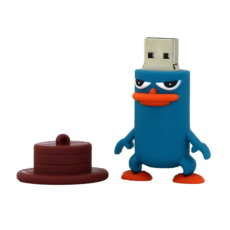 Pendrive Cartoon Animal Duckbill USB Flash Memory Stick Perry Platypus USB Device Pen Drive 64GB 32GB 16GB 8GB USB Flash Drive Pendrive Cartoon Animal Duckbill USB Flash Memory Stick Perry Platypus USB Device Pen Drive 64GB 32GB 16GB 8GB USB Flash Drive