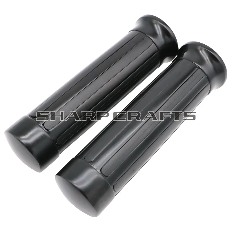 Motorcycle 1" Handlebars Hand Grips For Kawasaki Vulcan VN 400 1500 800 900 1600 2000 1700 Classic Nomad Drifter Vaquero Voyager - Цвет: Black