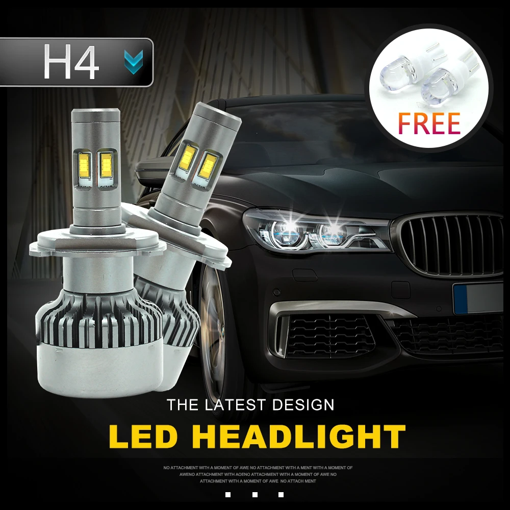 Modifygt V10 H4 led H7 H8/H9/H11 H15 8000LM 100 Вт 12 В Автомобильные фары Стайлинг автомобильные