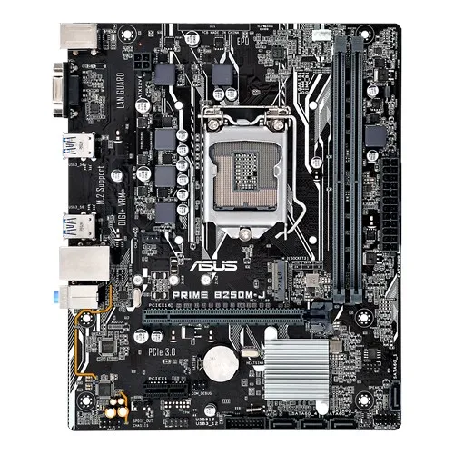 

Asus PRIME B250M-J Desktop Motherboard B250 Socket LGA 1151 For Core i7 i5 i3 DDR4 32G USB3.0 Micro ATX Original Used Mainboard