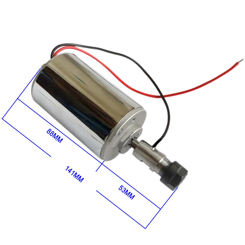 200 Вт Гравировальный станок Шпиндельный мотор с воздушным охлаждением cnc шпиндель dc мотор CNC гравировальный станок ER11 3,175 мм Цанги