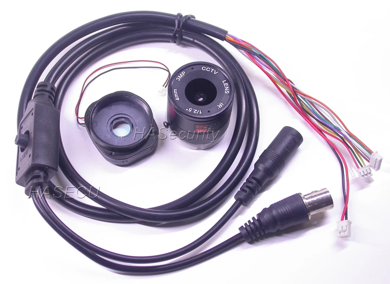 Камера видеонаблюдения STARVIS IMX307 cmos сенсор + модуль NVP2441 плата PCB OSD кабель Объектив