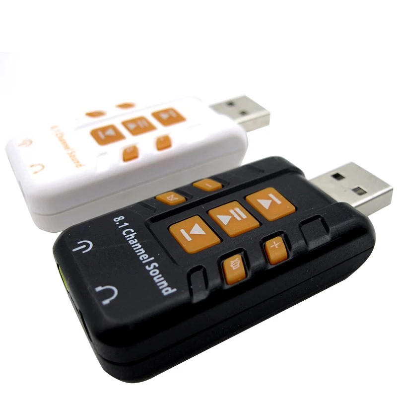 Chielecna внешняя звуковая карта USB 2,0 Virtual 8,1 Channel CH 3D USB Аудио Звуковая карта адаптер конвертер для ноутбука