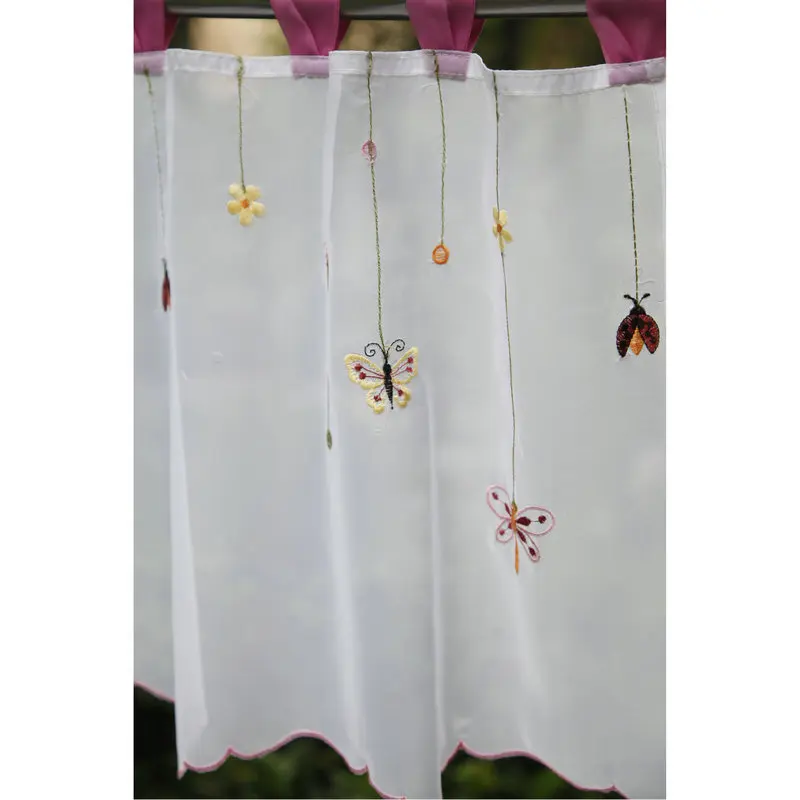 الرعوية نمط فراشة الغبار واقية نصف الستار اليابانية قصيرة ستارة مطبخ مجلس الوزراء نافذة ستارة غرفة نوم خزانة الستائر الرعوية نمط فراشة الغبار واقية نصف الستار اليابانية قصيرة ستارة مطبخ مجلس الوزراء نافذة ستارة غرفة نوم خزانة الستائر