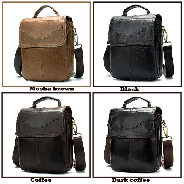 WESTAL Men’s genuine leather/messenger bag Men’s shoulder bag for men natural leather man flap small crossbody bags handbag 8558