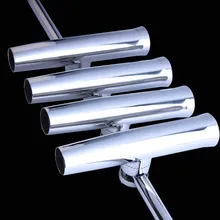 4 набора регулируемых полированных рыболовных удочек из нержавеющей стали, аксессуары для рыбалки