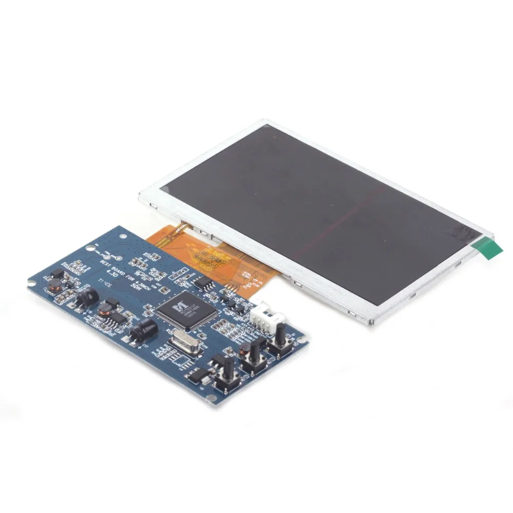 

4.3" 480x272 TFT LCD Display RGB LCD Display Module Kit Monitor 2-channel video input industrial control tax-control instrument