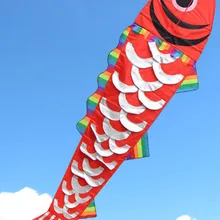 Высококачественный большой воздушный змей «Карп» с ручкой линии/линии легко лететь