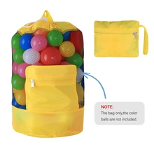 Женская детская Сетчатая Сумка Пляжная Сумка из сетки игрушка Tote Drawstring пляжный рюкзак плаванье рафтинг Каякинг сумка для путешествий пляж