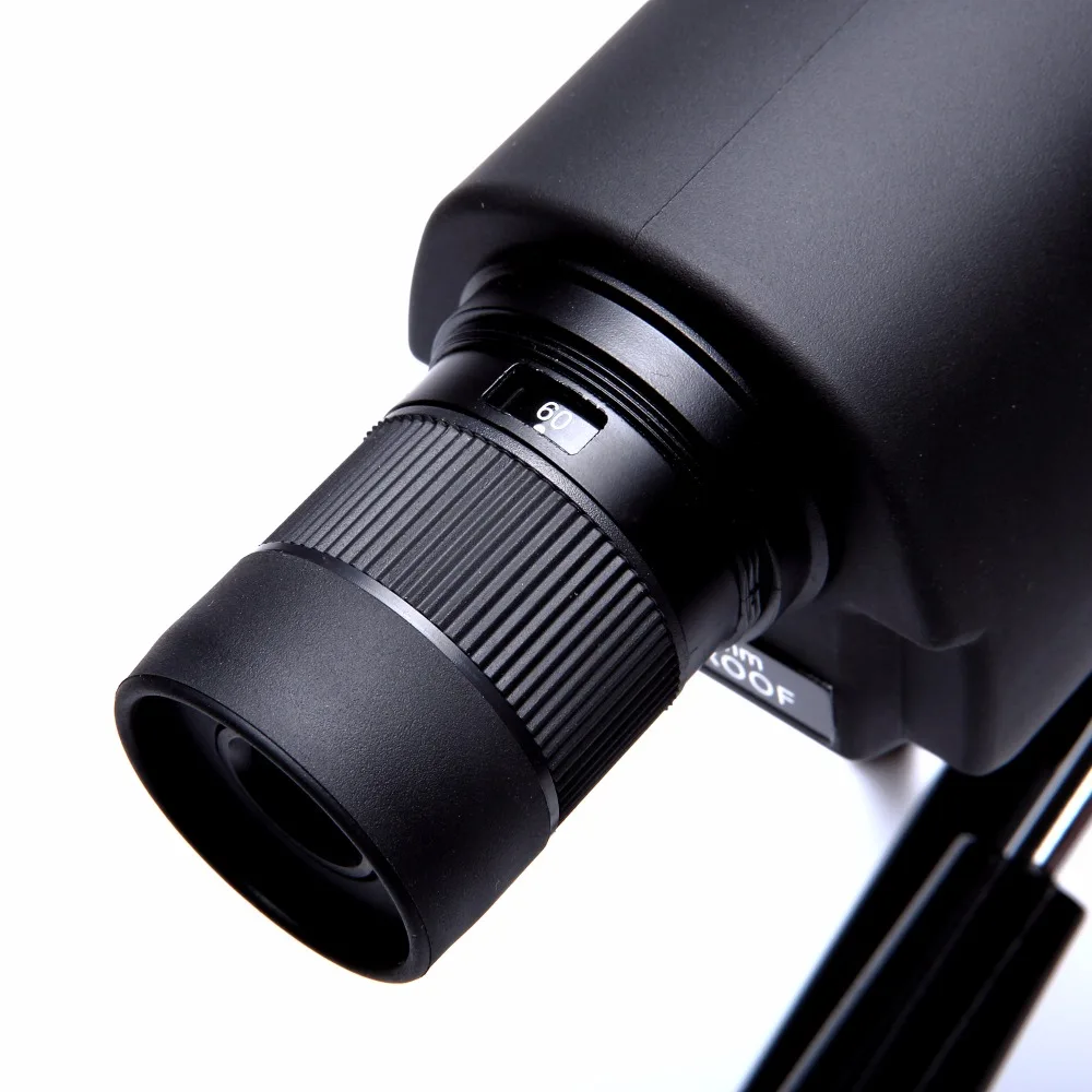 Monocular à Prova Lupa com Tripé Preto Spotting Scope Água Telescópio Zoom Camping Caça Optics Compact Birdver 20-60x60 d' 4 Esporte e Lazer